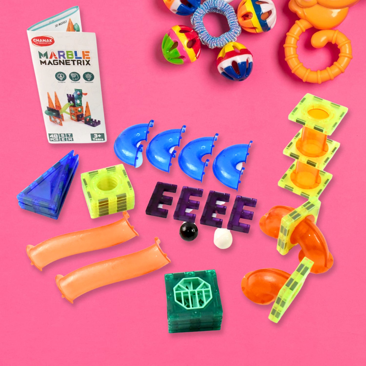 Marble Magnetrix Magnetic Marble Run Building Set Marble Magnetrix Magnetic Marble Run Building Set